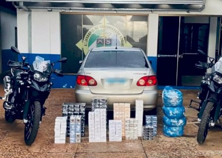PM apreende carga de perfumes contrabandeados entre Dourados e Laguna