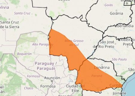 Meteorologia inclui 50 munic&iacute;pios de MS em alerta de chuvas intensas