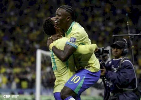 Com gol de Vini Jr, Brasil supera Paraguai e confirma ida &agrave; Copa de 2026