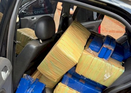 Homem é preso pelo SIG com 580 quilos de maconha em oficina mecânica