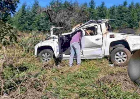Morre jovem que capotou caminhonete na "curva da morte", na BR-060, em MS