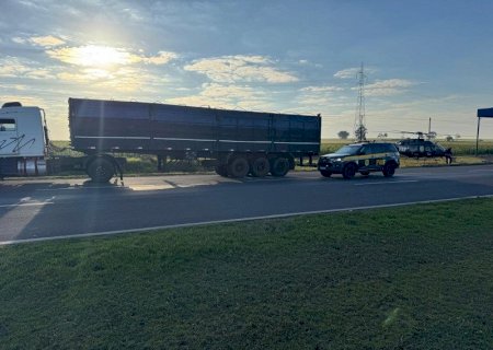 Carreta com fardos de maconha é apreendida entre Amambai e Caarapó