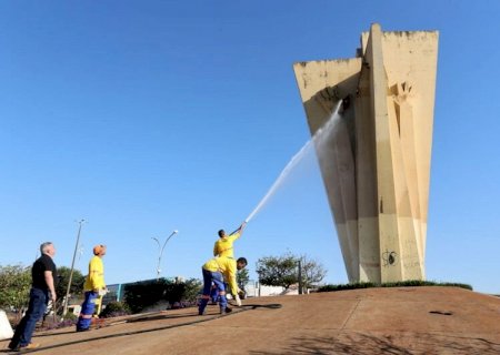 Monumento ao Colono receberá cores de Dourados e iluminação especial