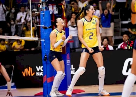 Com atleta de MS pontuando, Brasil vence Fran&ccedil;a de virada no Mundial de V&ocirc;lei