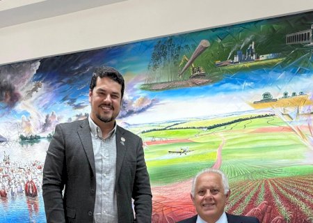 Presidentes do Tribunal de Contas e da União de Câmaras fortalecem parceria no MS