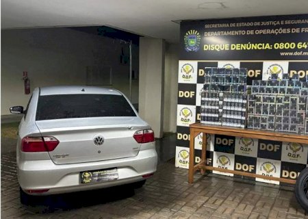 Motorista é preso com R$ 115 mil em cigarros eletrônicos na MS-164