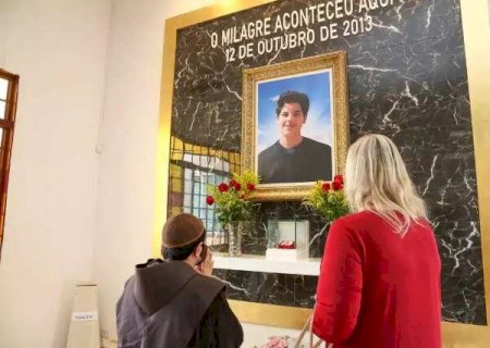 Com canoniza&ccedil;&atilde;o de santo millennial, capela da Capital ser&aacute; elevada a santu&aacute;rio