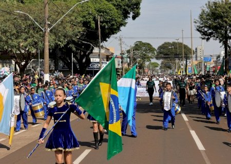 Pela 1ª vez, 100% das escolas municipais e Ceims desfilam no 7 de Setembro