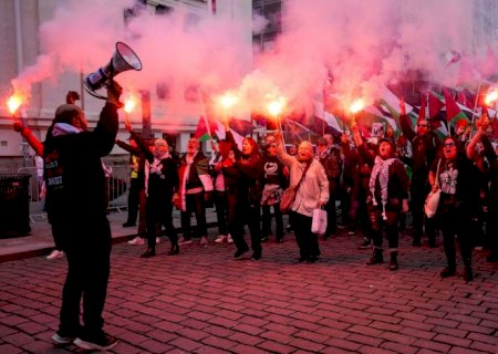 Eliminatórias: Polícia usa gás lacrimogêneo em protestos pró-Palestina
