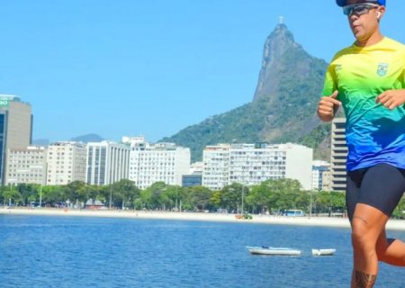 Carioca aproveita prova de rua para visitar o Cristo pela primeira vez