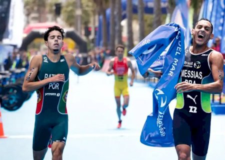 Triatlo: Manoel Messias é bicampeão da etapa da Copa do Mundo no Chile
