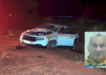 Motorista de picape perde controle em curva, capota e morre entre Lagoa Bonita e Indápolis
