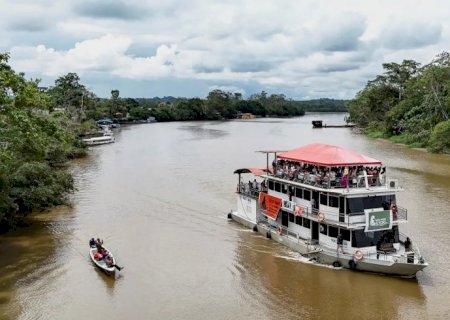 Flotilha Yaku Mama chega à COP30 com demandas de povos indígenas
