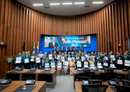 Coronel David celebra legado de Adib Massad e homenageia profissionais que fortalecem a segurança de MS