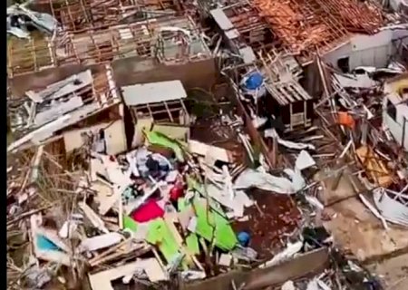 Tornado destrói 90% de cidade no Paraná e causa seis mortes