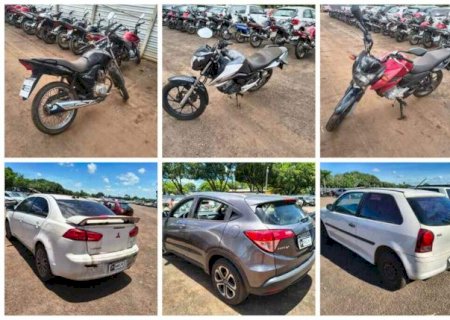 Leil&atilde;o do Detran oferece motos a partir de R$ 1.229 e carros desde R$ 2 mil