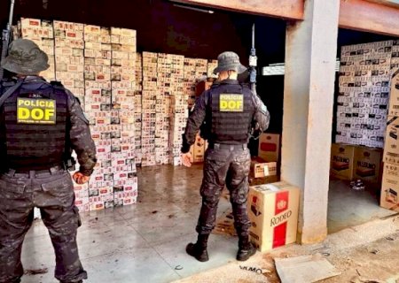 Polícia desarticula depósitos de contrabandeados e apreende carga milionária