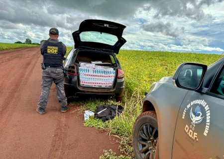 Carros 'recheados' com cigarros avaliados em R$ 60 mil são apreendidos pela polícia