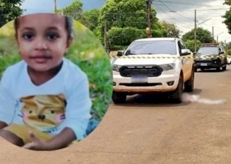 Menina de 2 anos morre após ser atropelada por caminhonete em Deodápolis