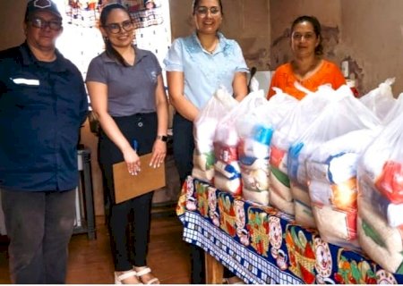 UCP/Interamericana beneficia por mêscentenas de famílias com doação de alimentos