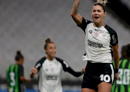 Sob o comando de Gabi Zanotti, Corinthians goleia América-MG