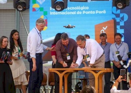 Parque tecnol&oacute;gico &eacute; inaugurado na fronteira com foco em inova&ccedil;&atilde;o e empregos