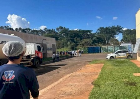 HU-UFGD realiza simulado de evacuação com pacientes e servidores em Dourados