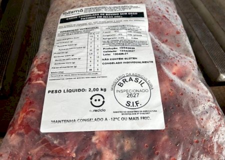 Polícia apreende carne de merenda escolar transportada em câmara fria desligada