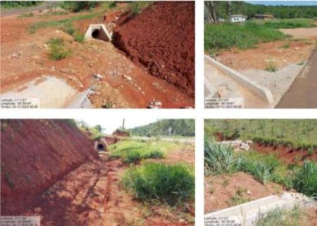 Fissuras e falhas na drenagem aparecem 6 meses ap&oacute;s inaugura&ccedil;&atilde;o de ponte