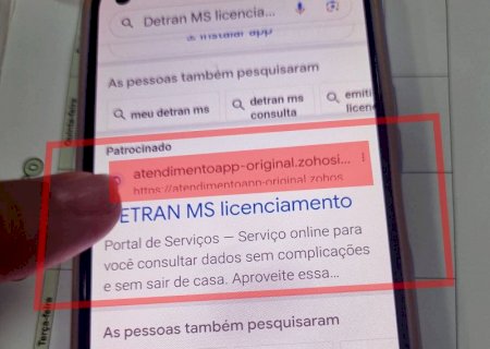Detran-MS derruba mais de 10 sites falsos em 2026 e alerta para golpes quase diários