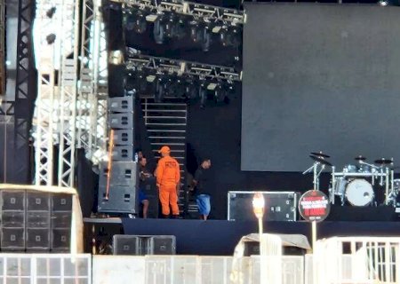 Trabalhador morre durante montagem de palco para show