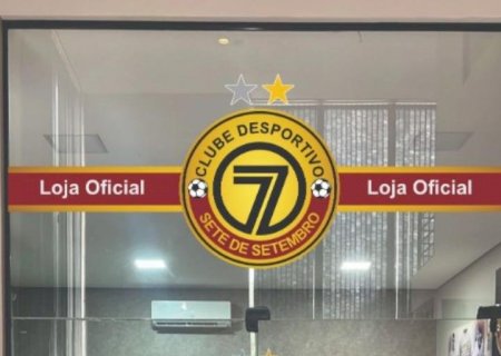 Loja Oficial do Sete de Setembro abre as portas todos os dias para a torcida em Dourados