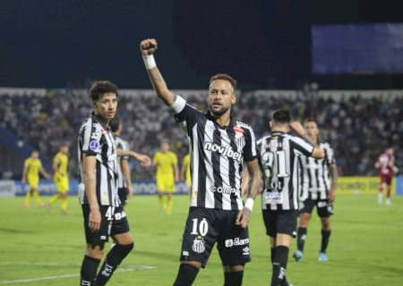 Neymar atrai multidão na fronteira (veja as fotos), mas Santos empata com o Recoleta pela Sul-Americana,