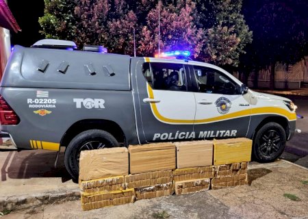 Veículo roubado na fronteira é encontrado com carga milionária de maconha em SP
