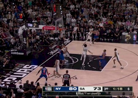 Com 32 pontos de Wembanyama, Spurs vencem jogo 3 das finais da NBA contra os Knicks