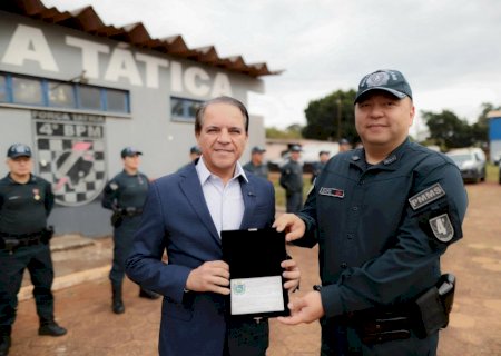 “Investir no policial é investir na segurança”, diz Coronel David ao receber homenagem do 4º BPM em Ponta Porã