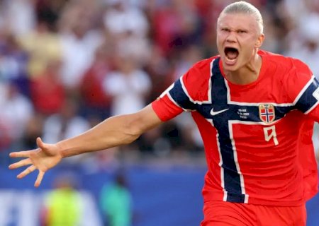 Haaland brilha e Noruega goleia Iraque em seu retorno à Copa do Mundo