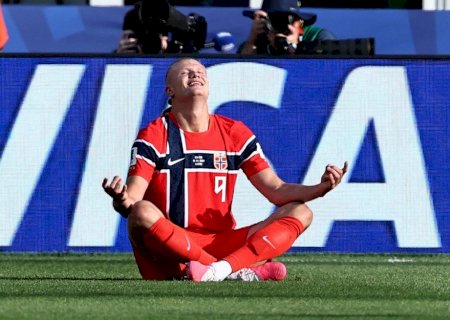 Haaland marca dois gols na Copa do Mundo e agita a web; veja reações