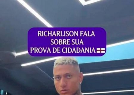 Richarlison revela aprovação no teste de cidadania britânica: "Estudei por três meses"