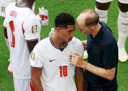 Kane diz que seleção inglesa está unida e tenta esfriar pressão após treta entre Bellingham e Tuchel