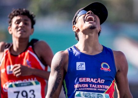 Jovem de Ponta Porã quebra recorde sul-americano com dois ouros no Brasileiro de Atletismo