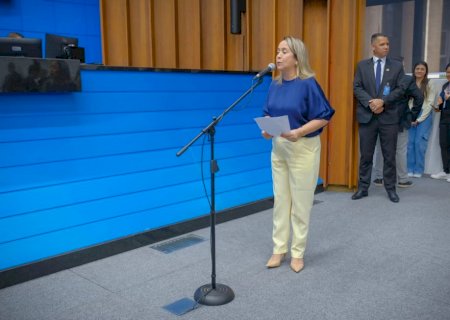 Lia Nogueira solicita ampliação do efetivo policial e reforço da segurança no centro de Dourados