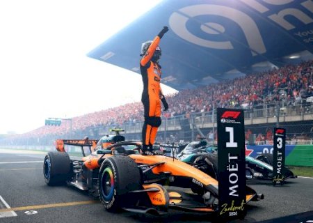 Norris vence GP da Holanda em corrida com chuva e caos; Bortoleto chega em 13&ordm;