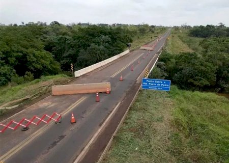 Coronel David cobra urgência na recuperação de pontes da MS-040 para liberar tráfego de veículos pesados