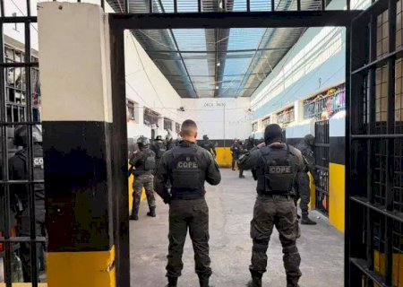 Presídio de Jardim recebe 70ª grande operação de revista do ano em MS