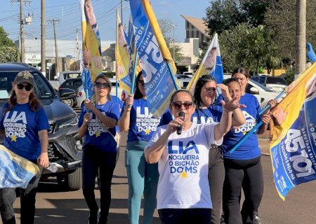 Lia Nogueira percorre Caarapó e recebe apoio de moradores