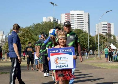 Jogos Urbanos Ind&iacute;genas re&uacute;nem cerca de 500 participantes neste fim de semana