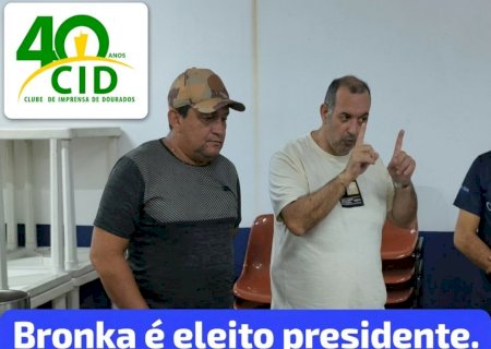 Bronka é eleito por aclamação presidente do Clube de Imprensa da Grande Dourados